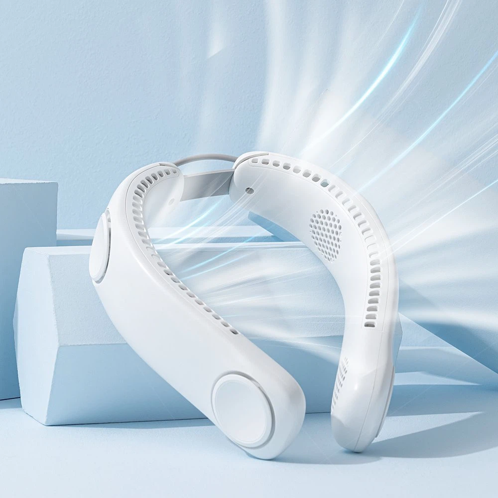 4000mAh foldable  neck fan 